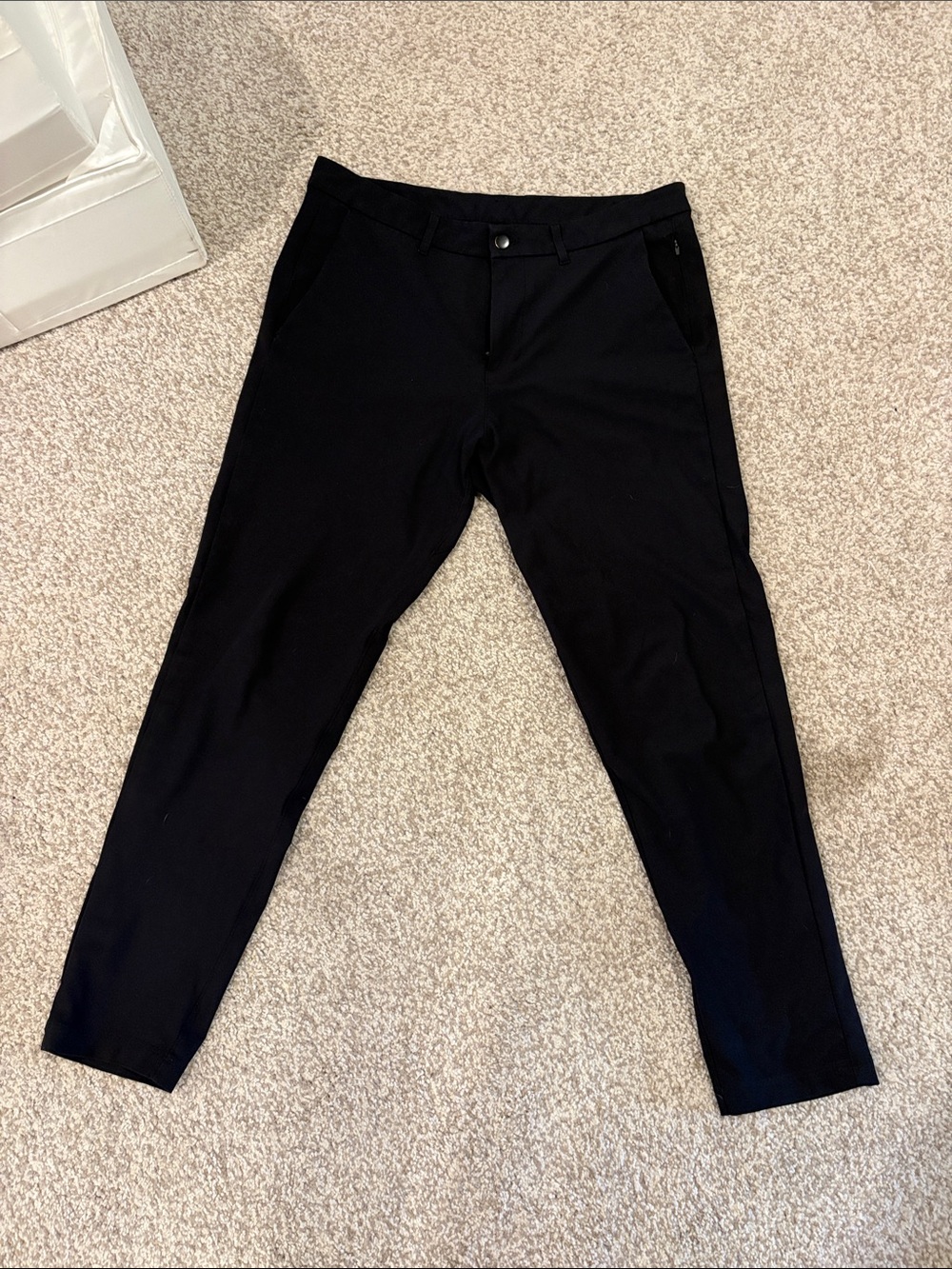 lululemon athletica Black Slim Chino Pants